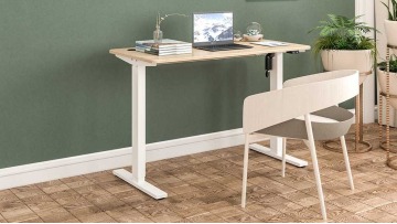 Smart Standup Motorized Electric Height Adjustable Table Single Motor Sit Standing Office Desk1