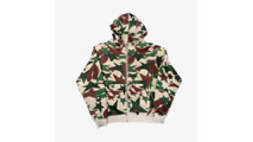 Custom Oversized Heavyweight French Terry Cotton Full Zip Up DTG Printing Mens All Over Print Hoodie1