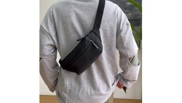 BSCI Factory Custom Fashion Multifunction Waist bag Sports Travel Men's Chest Bag Waterproof Messenger Cross Body Bags Shoulder1