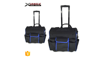 making machine wheels trolly trolley  making machine pouch zipper storage carry trolley rolling tool bag with wheel1