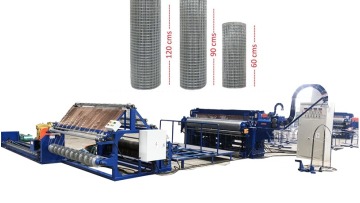 Electric galvanized welded wire mesh machine in roll1