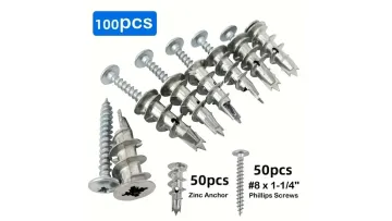 Zinc Alloy Expansion Screw Set/Gypsum Board Wall Anchor Screw/Expansion Self-Tapping Screw/Expansion Anchor Bolt1