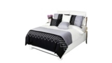 New design OEM ODM embroidery design comforter sets luxury RANCHO comforter quilt 7 pieces set for bedroom1