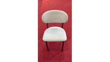 BR-25A04 Elegant Modern Dining Chair with Walnut-Finished Legs for Contemporary Homes