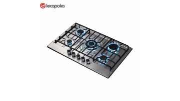 5 burner gas stove stainless 