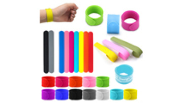 Customized logo Reflective Pvc Slap/snap Wristband Ruler Clap Bracelet Silicone Slap Band Wrist Strap Slap Snap Bracelets1