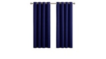 Heavy weight blackout curtain Grommet top ready made curtains high quality darkening bedroom blackout curtains1