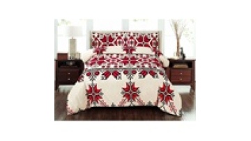 Rancho New Style PV Fleece Printed Bed Set Winter Comforter Sets1
