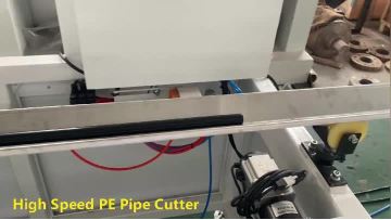 High speed PE tube cutter 