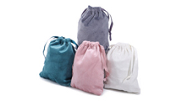 Hanhong wholesale custom logo gift bag drawstring Velvet flannel jewelry drawstring bag Velvet jewelry bag1