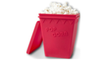 Wholesale Custom Bpa free food grade silicone Microwave Popcorn Popper heat resisting Silicone Popcorn Maker Bowl with lid1