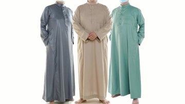 Middle East Wholesale abaya royal purple islamic muslim men clothing dishdasha1