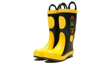 Persona Protective Fireman Fire Fighting equipment Rubber Firefighter Boot1