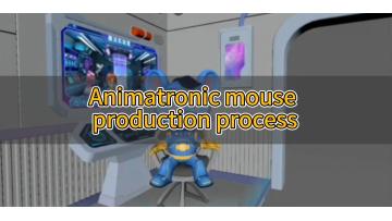 Animatronic Blue Mouse