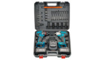 Heavy Duty 21V Cordless 2 Piece Tool Set Wrench Screwdriver Tool Set for Outdoor Engineering Field Daily Operation Work1