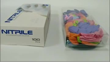 New Powder-free Pink Oil-proof Gloves Butyl Synthetic Rubber Gloves Industrial Work Safty Mixed Nitrile Gloves Malaysia1