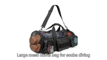Large Mesh Duffel Bag for Scuba Diving or Snorkel Equipment Best for Swimming Water Sports1