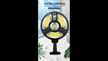 solar post  lights outdoor courtyard villa corridor garden pool road lighting induction 150COB solar lawn light garden1