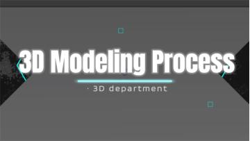 3D modeling process