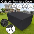 210D Oxford waterproof outdoor garden furniture covers Dustproof outdoor for Cube patio furniture cover