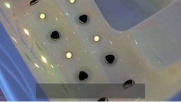 Acrylic Jacuzzi spa tub modern design for 3 person