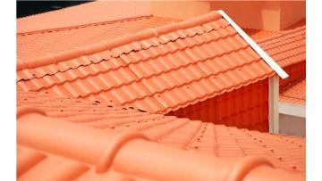 brick red resin tile