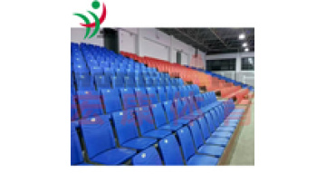 FIBA Approved Basketball Court Bleacher Seats Gym Retractable Bleachers Electric Front Mounted Foldable Telescopic Bleachers1