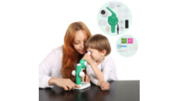 Children school science educational microscope set plastic toy microscope1