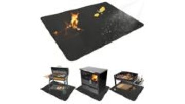 Under Grill Mats for Outdoor Grill Double-Sided Fireproof 3-Layer Thickened Fire Pit Mat Indoor Fireplace Pad Oil-Proof1