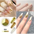 Nail Glitter Nail Art 3 color Solid Magic Mirror Powder Japanese Super Bright Aurora Powder DIY Mirror Powder Titanium Gold