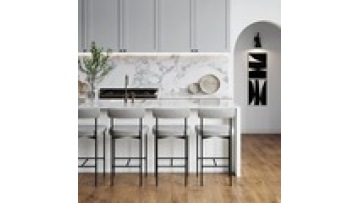 wholesale free sample household ironwork  Leather cushion home  bar kitchen  dining restaurant  high bar chair1