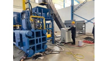 steel turnings briquetting machine