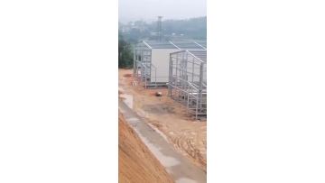 Prefabricated steel structure workshop metal warehouse shed building PRV2