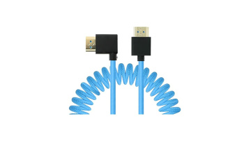 Short HDMI to HDMI Coiled Cable