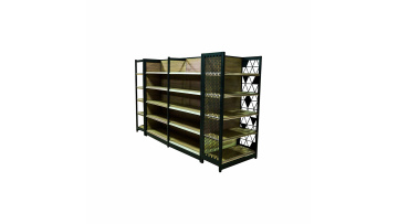supermarket shelves