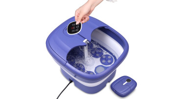 how to use collapsible foot spa