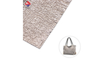 OEM PU Faux Leather Fabric 100%Polyester 350GSM Waterproof Bright Synthetic Leather Fabric for Bag1