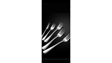 Sliver grey dessert fork