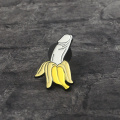 Banana Brooch Pin Fruit Metal Tiny Badge Soft Enamel Pin Button Hat Backpack Clothes Accessories Cute Banana Pin for Women Men