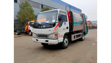 High Compression Efficiency JAC 4X2 6cbm Compression Refuse Truck for Vegetable Wholesale Market1