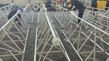 81m Guyed Mast Tower Zinc Coating Inspection and Repair