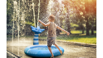 children's spray inflatable pool