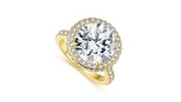 Hot Selling Vintage Style S925 18k Gold Plated Moissanite Ring1