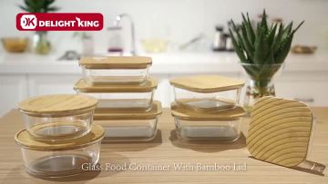 Bamboo Lid Container