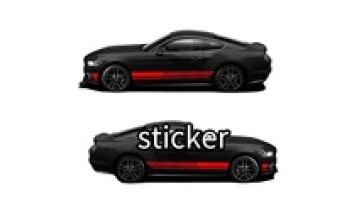 High Quality Customized Car Sticker Advertising Creative Text logo Print Sticker Custom Car Decal1