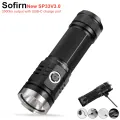 Sofirn SP33V3.0 3500lm Powerful LED Flashlight Type C USB Rechargeable Torch Light Cree XHP50.2 with Power Indicator