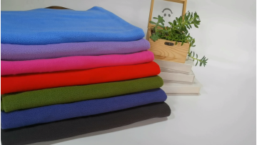 Factory Supplier 100% POLYSTER DTY POLAR FLEECE TWO SIDE BRUSH BOTH SIDE ANTIPILLING MICRO POLAR FLEECE FABRIC FOR GARMENT1