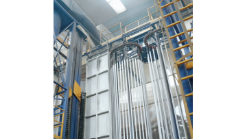 White aluminum profile spray coating