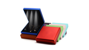 Hanhong custom logo white light  earrings necklace bracelet jewelry packaging box wholesale set ring led jewelry  box1