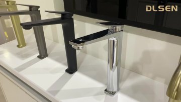 Good Quality Italian Style Bathroom Faucet Brass Body Zinc Alloy Handle Mixers for Hotel Bathroom1